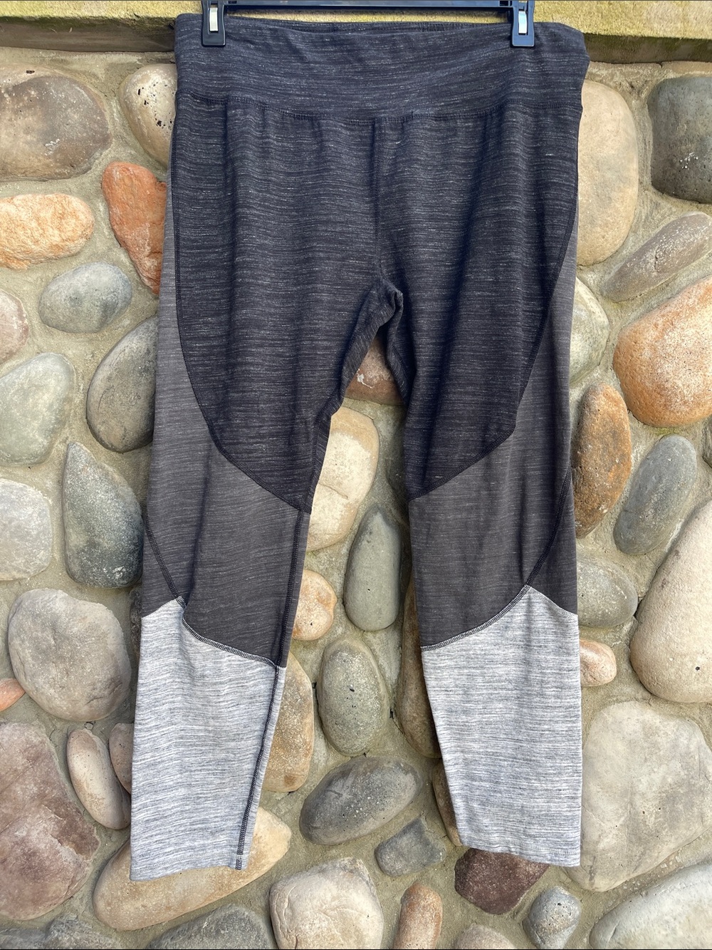 Athletic Works Gray Colorblock Leggings XL